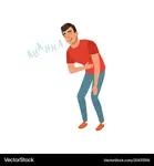 so lachen müssen das der Bauch schmerzt
